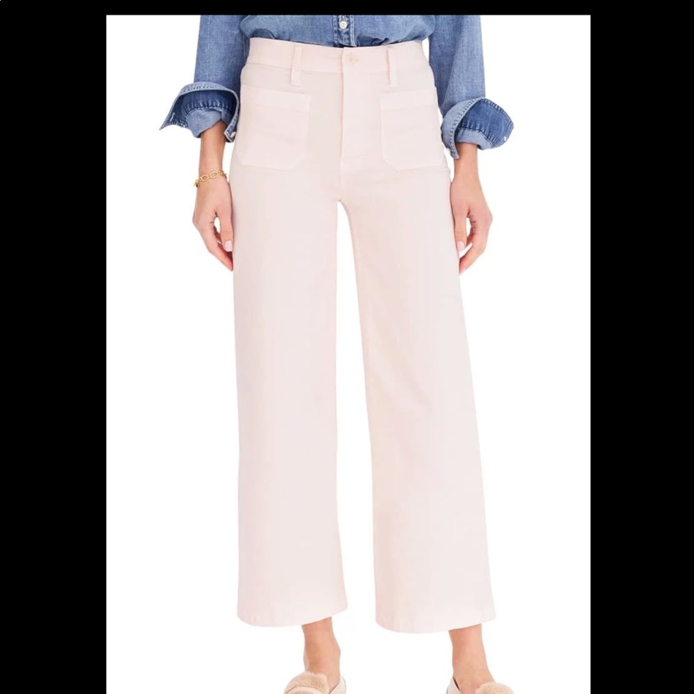 J.Crew & Sur Wide Legged Cream Pants